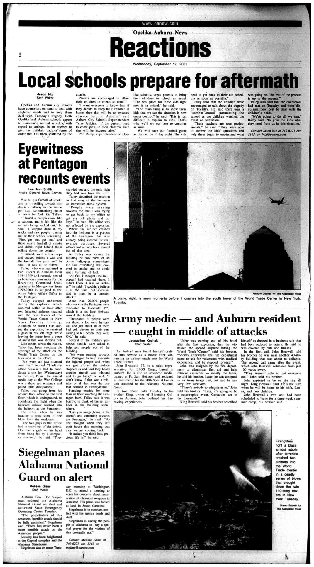 Wednesday, Sept. 12, 2001